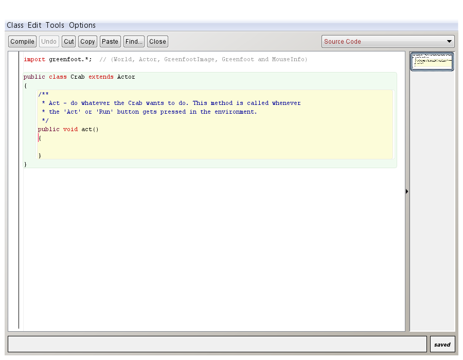Editar ato de caranguejo