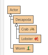 Herança no Greenfoot