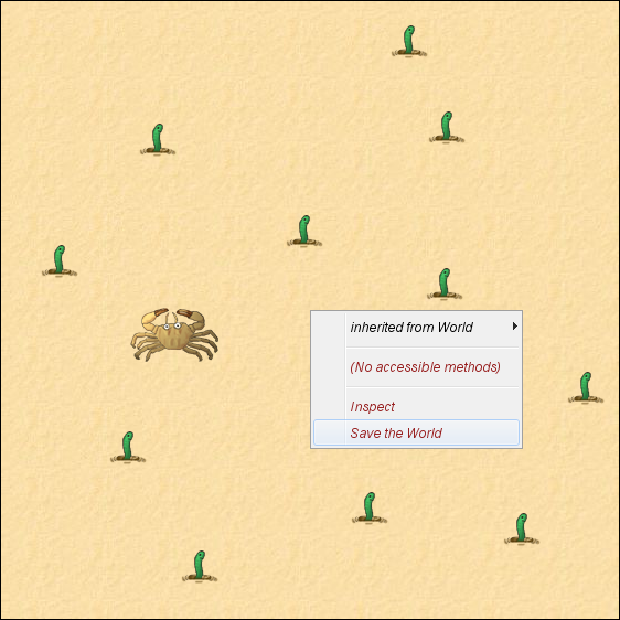 Pop-up mundial crabworld salve o mundo